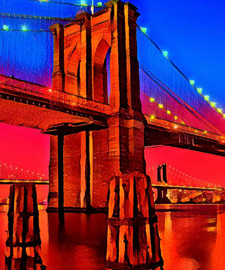 Modern Style Famous City Art Design Digital Art by James Gordon - Fine ...