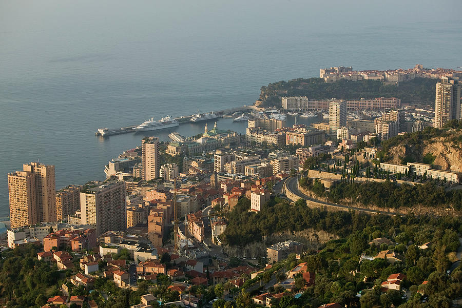 Monaco Cityscape, Elevated View #1 Photograph by Christoph Rosenberger