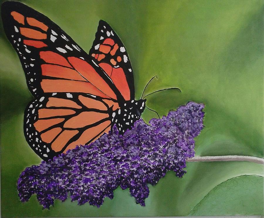 Monarch Butterfly Painting By John LaCroix - Fine Art America