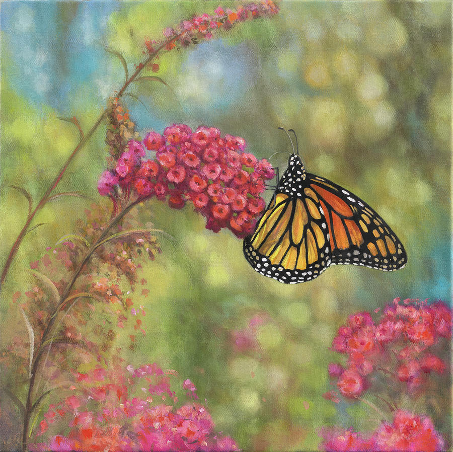 Monarch Butterfly #1 Painting by John Zaccheo
