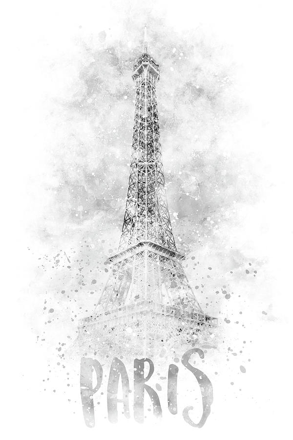 Eiffel Tower Sketch Art Mens T Shirt France French National Building