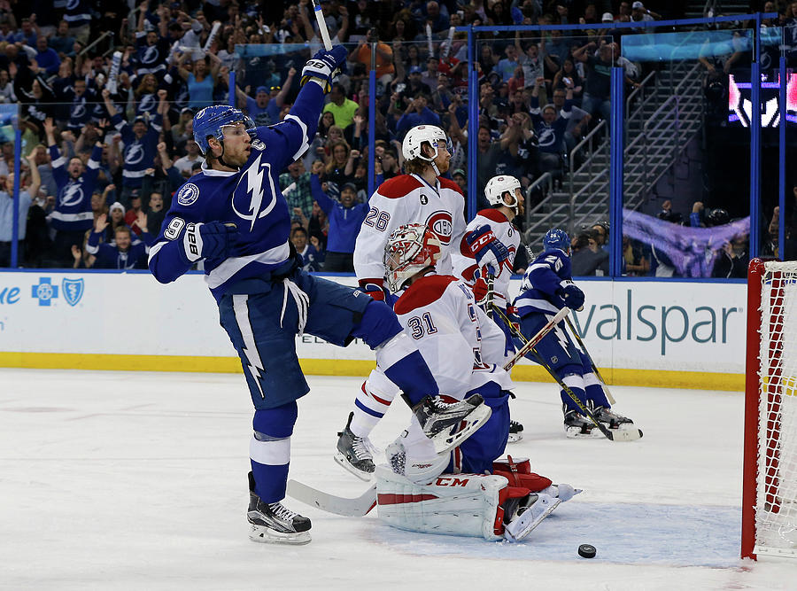 Carey Price Photograph - Montreal Canadiens V Tampa Bay #1 by Mike Carlson