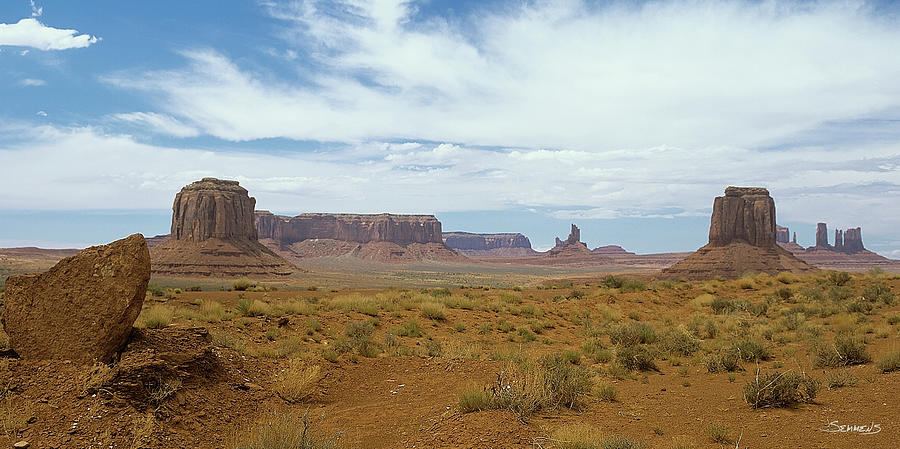 Monument Valley Photograph - Monument Valley 12 #1 by Gordon Semmens