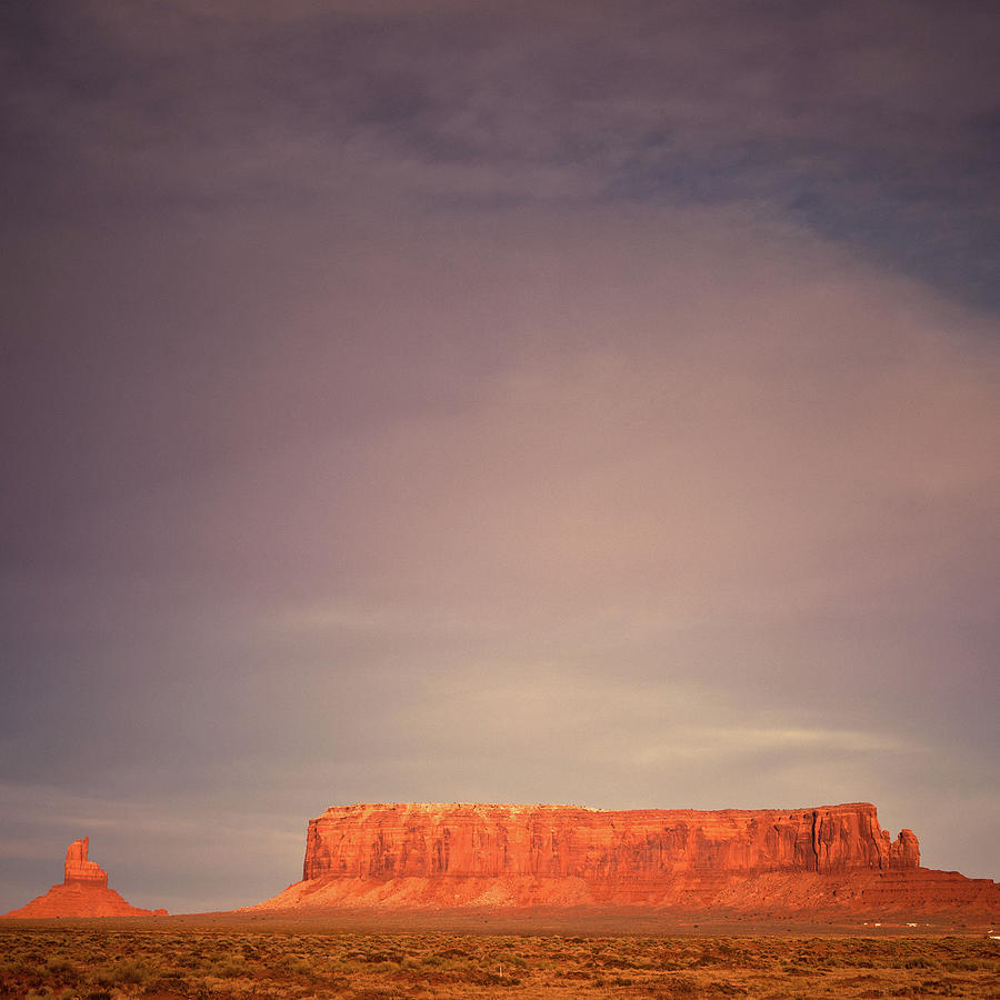 Monument Valley Mesa Wild West Landscape #1 Photograph by Moreiso