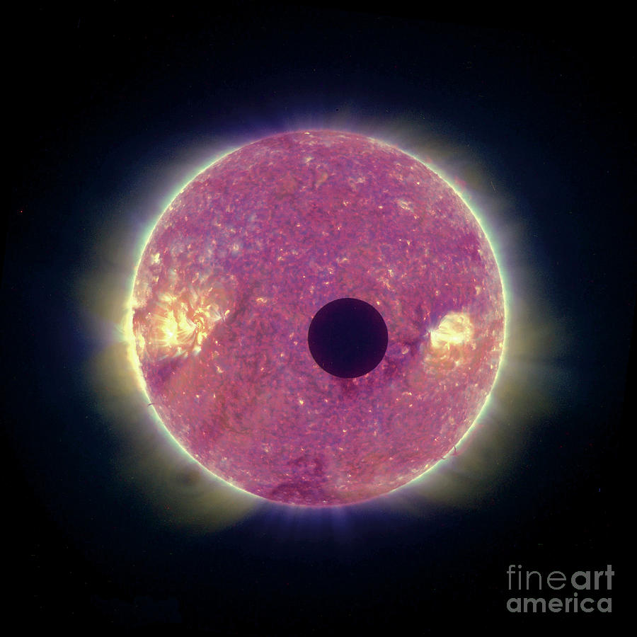 Moon In Transit Across Sun #1 Photograph by Gsfc/nasa/science Photo Library