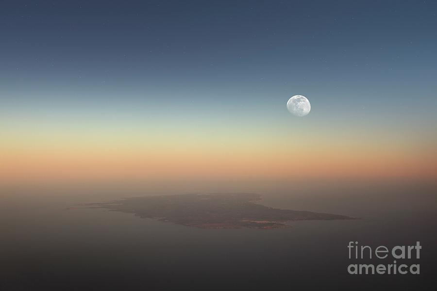 Moon Rising Over Menorca #1 Photograph by Detlev Van Ravenswaay/science Photo Library