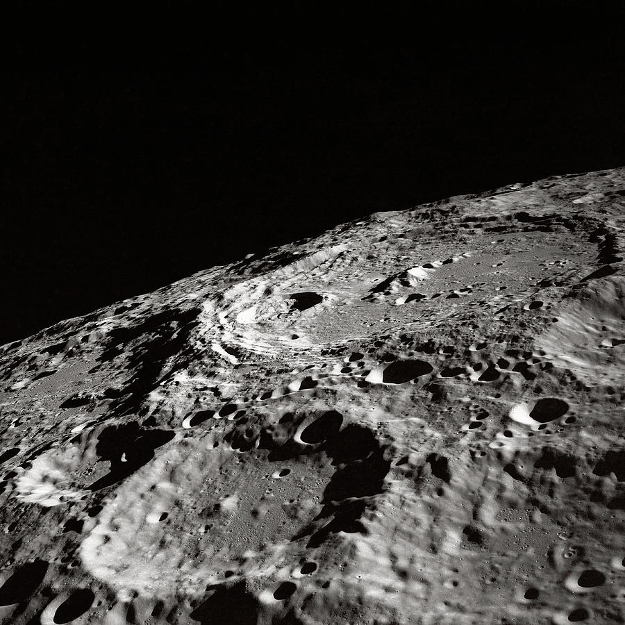 Moon Surface And Horizon #1 Photograph by Digital Vision.