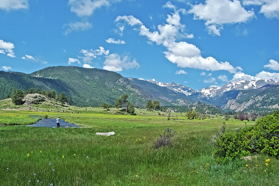 Moraine Park in Rocky Mountain National Park, Colorado Photograph by