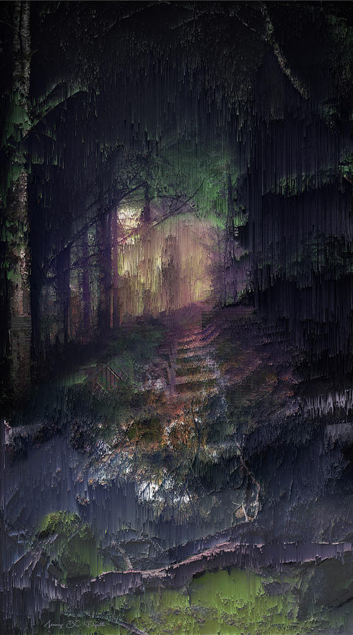 Landscape Digital Art - Morning Light On The Very Last Day by Jenny Filipetti Landscape Digital Art - Morning Light On The Very Last Day by Jenny Filipetti