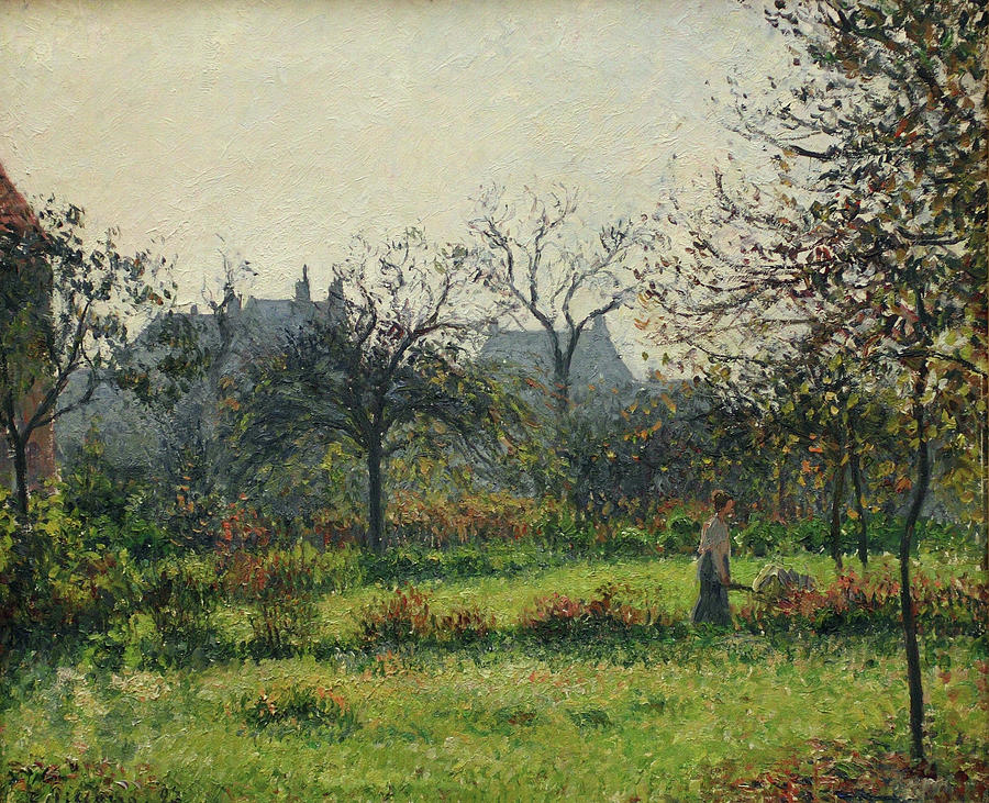 Morning Sun, Autumn, 1897 Painting by Camille Pissarro - Fine Art America