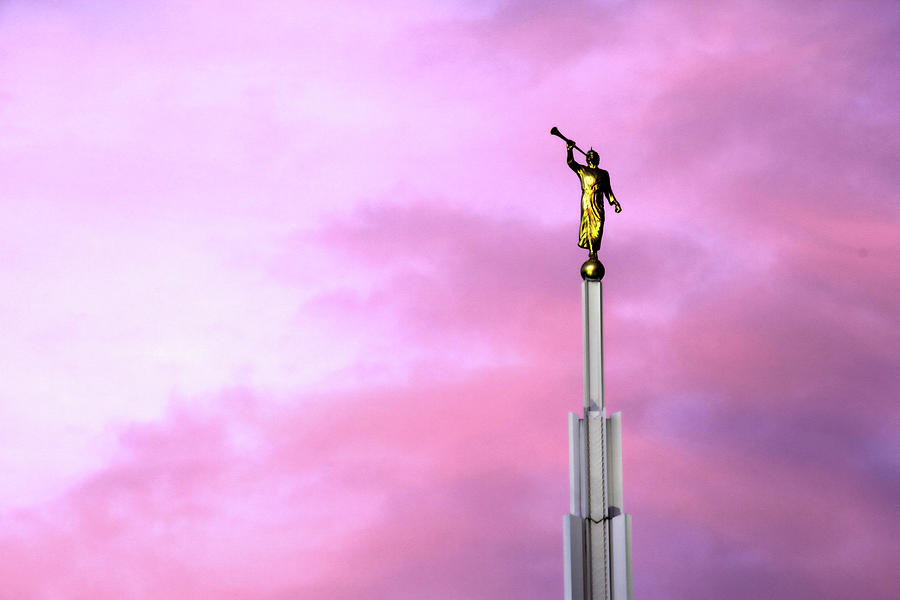Moroni at Dawn by Marie Leslie Moroni at Dawn by Marie Leslie