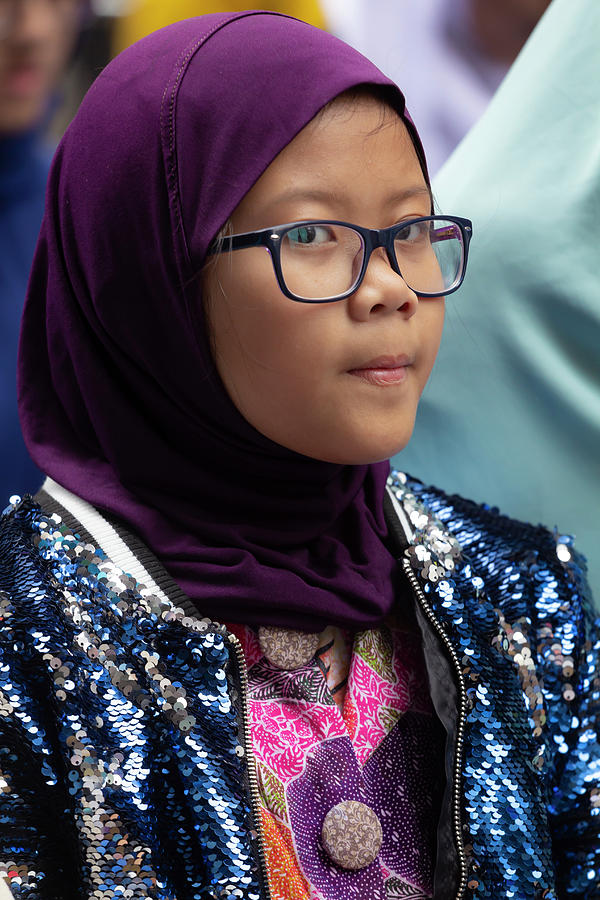 Moslem Day NYC 9_23_2018 Moslem Girl #1 Photograph by Robert Ullmann