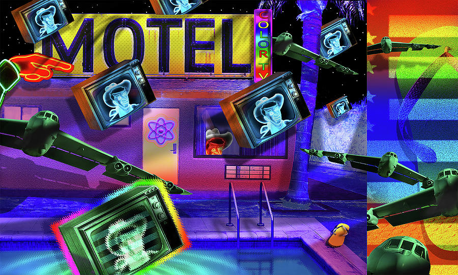 Motel Six Shooter Digital Art By Michael Grasso Fine Art America