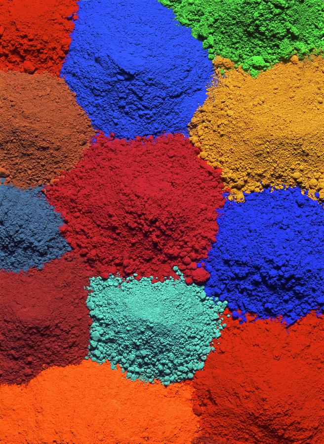 Mounds Of Pigment #1 Photograph by Krger & Gross