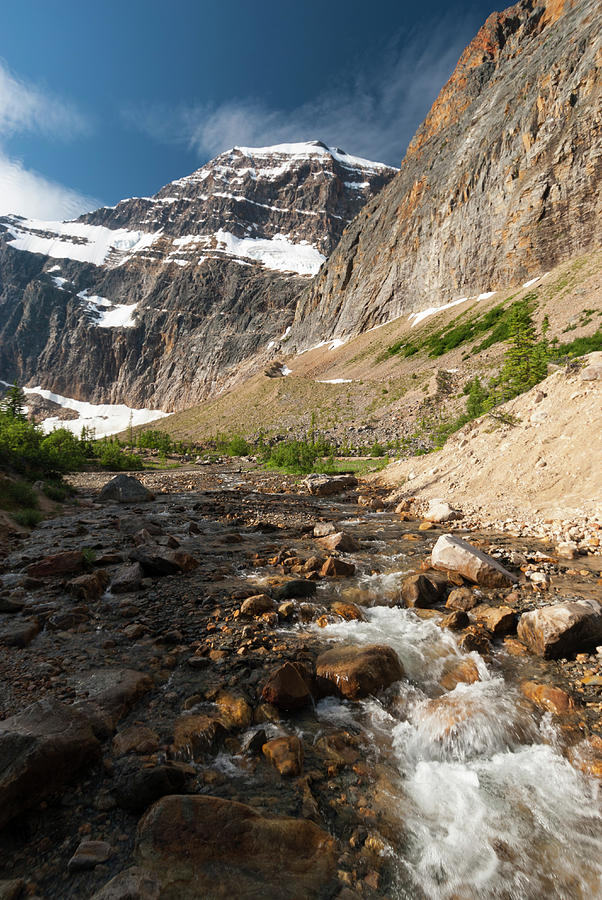Mount Edith Cavell, North Face #1 Photograph by John Elk Iii