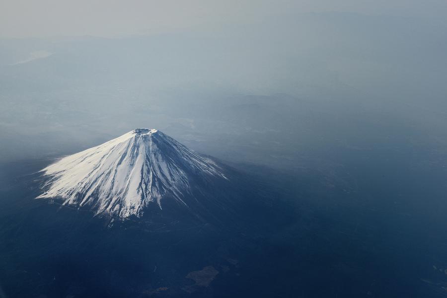 Mount Fuji Aerial View Photograph by Vladimir Zakharov - Pixels