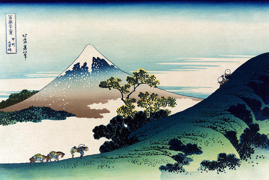 Mount Fuji, Inume Pass, Koshu, 1830s #1 Photograph by Science Source