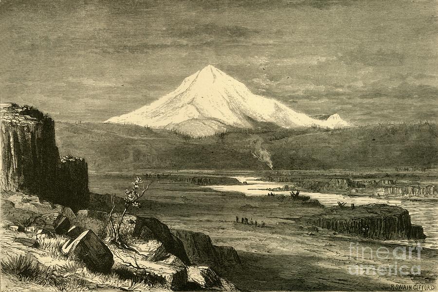 Mount Hood #1 Drawing by Print Collector