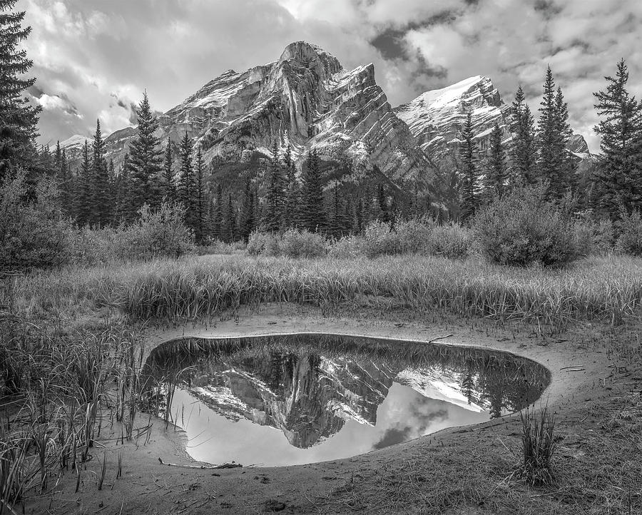 Mount Kidd Reflected #1 Photograph by Tim Fitzharris