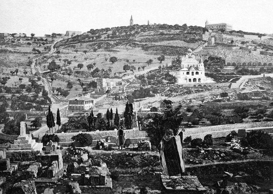 Mount Olives 19th Century #1 Photograph by Munir Alawi