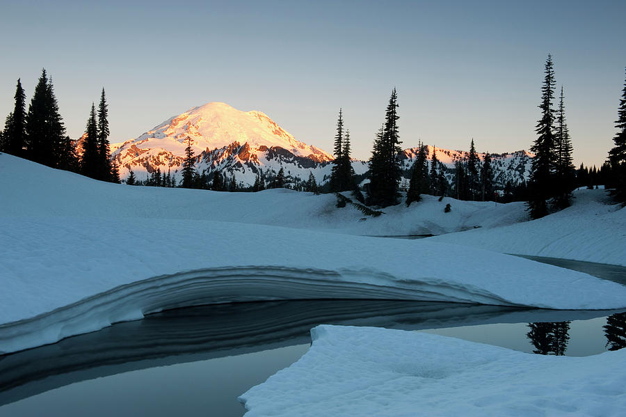 Mount Rainier, Washington State #1 Digital Art by Greg Probst
