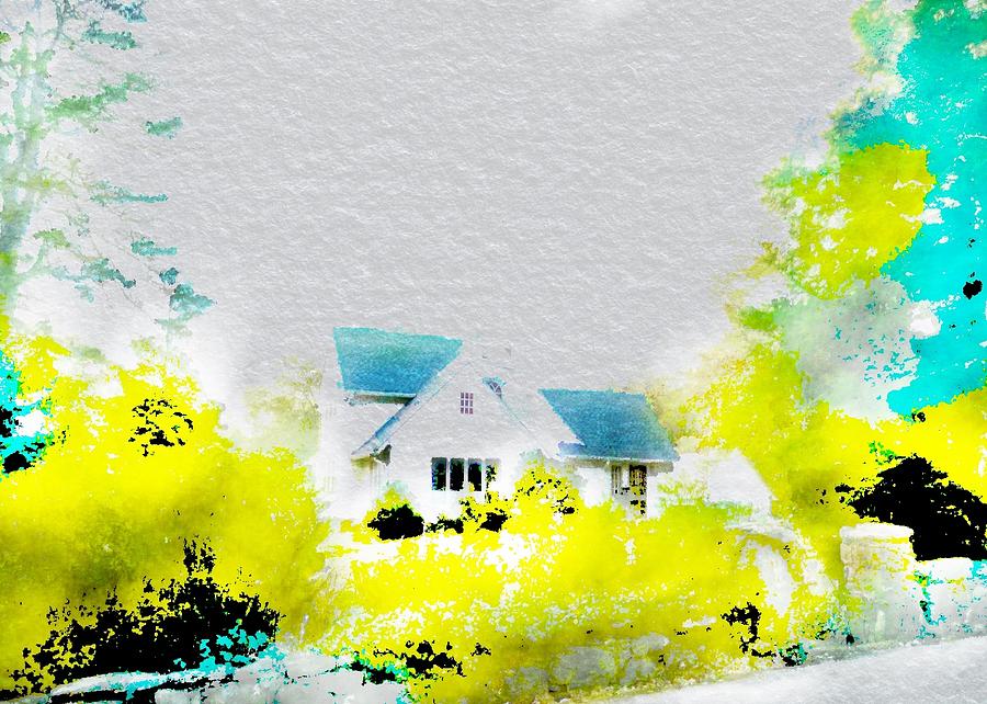 Mountain Home In Spring Digital Art by Frank Bright