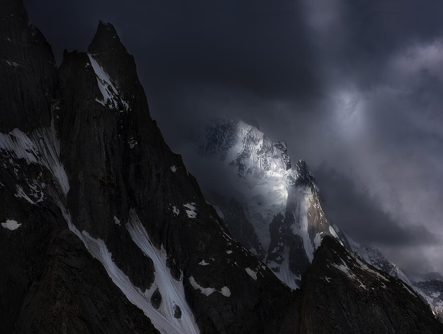 Mountain Lights #1 Photograph by Fei Shi