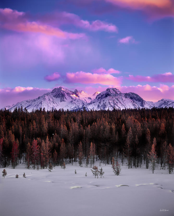 Mountain Sunset #1 Photograph by Leland D Howard