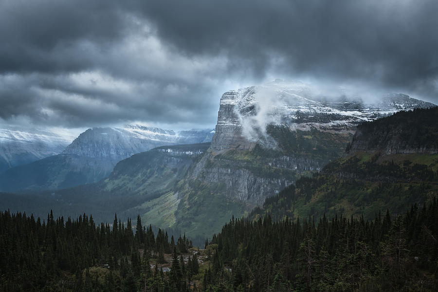 Mountain Photograph - Mountain View (glacier National Park) #1 by Yy Db