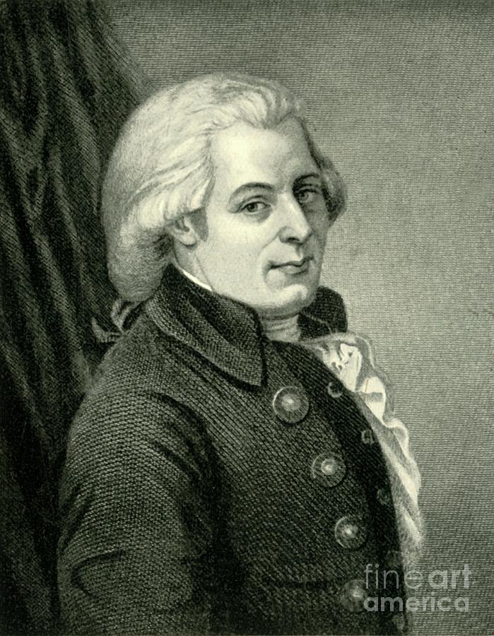 Mozart Drawing by Print Collector