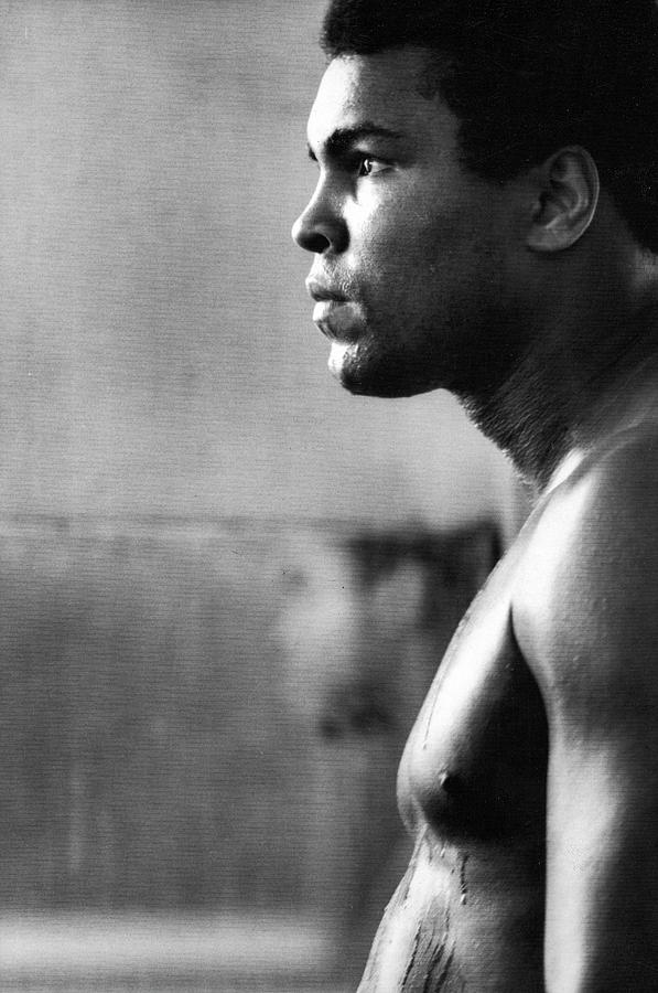 Black And White Photograph - Muhammad Ali #1 by John Shearer