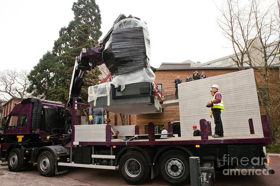 Museum Ct Scanner Delivery #1 Photograph by Pascal Goetgheluck/science Photo Library