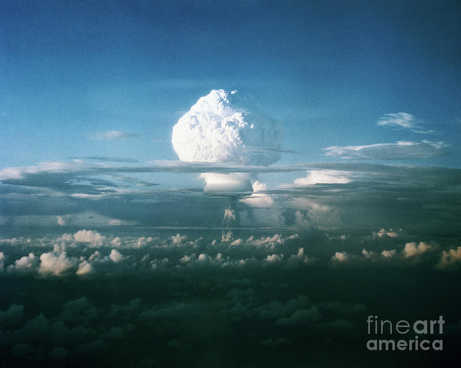 Mushroom Cloud From Nuclear Testing #1 Photograph by Bettmann