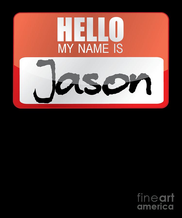 My Name is Jason Simple Halloween Costume Horror Film Scary Movie Trick ...