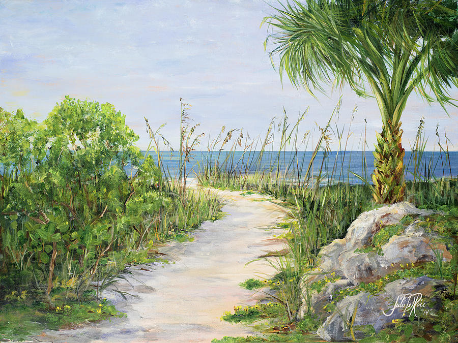 Paradise Painting - My Path To Paradise #1 by Julie Derice