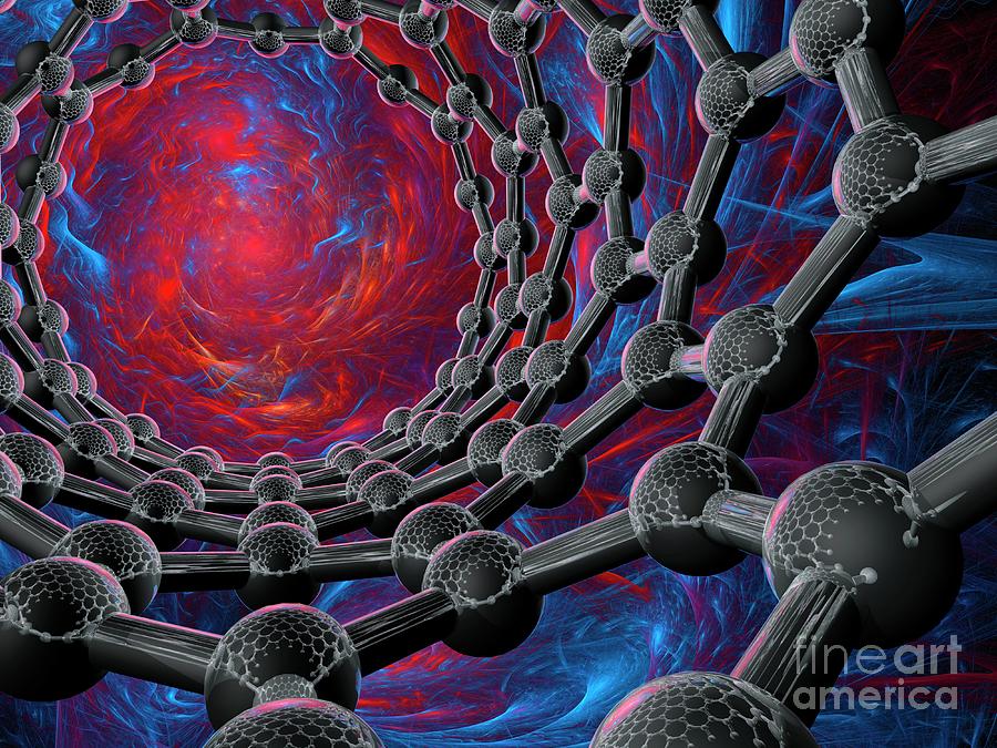 Nanotube #1 Photograph by Laguna Design/science Photo Library