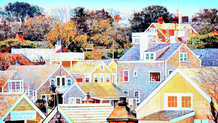Nantucket Town #1 Photograph by Jack Torcello