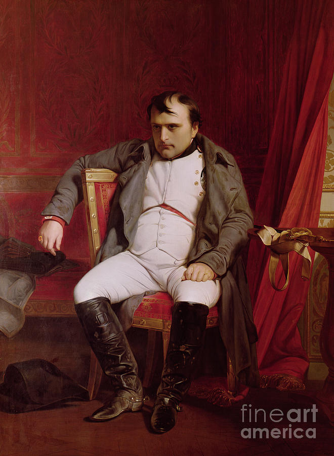 Napoleon Painting by Hippolyte Delaroche