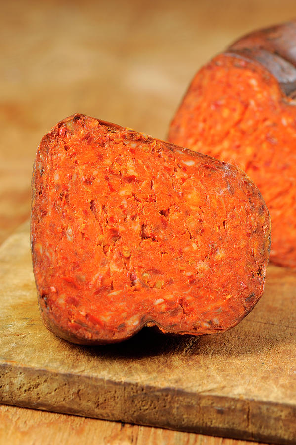 Nduja, Spicy Spreadable Meat Paste From Calabria #1 Photograph by Franco Pizzochero