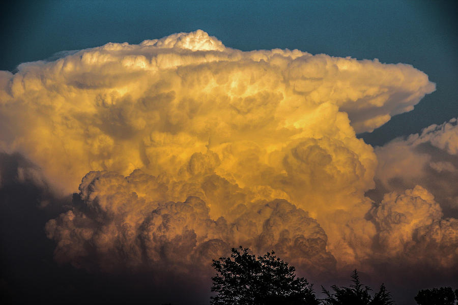 Nebraska Sunset Thunderheads 043 #1 Photograph by NebraskaSC