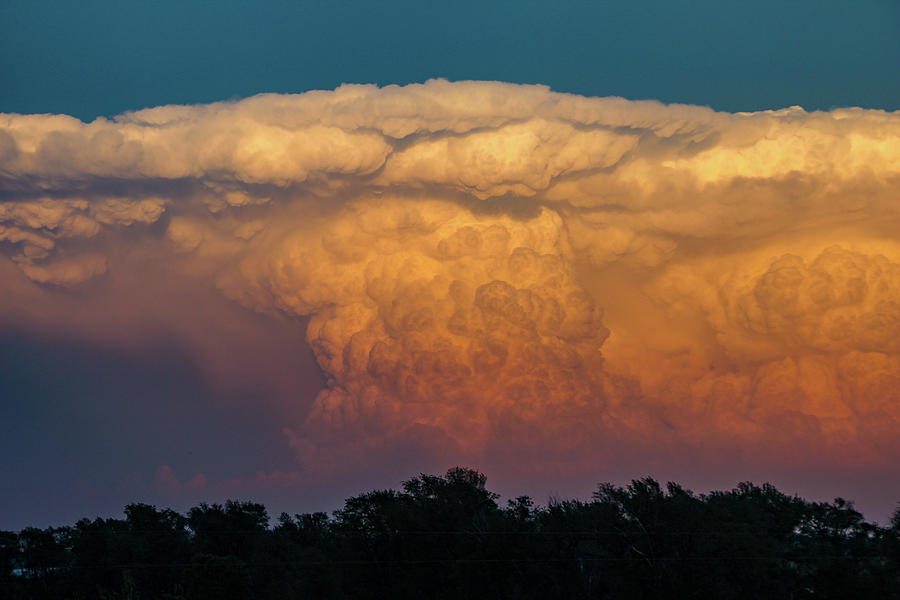 Nebraska Sunset Thunderheads 087 #1 Photograph by NebraskaSC