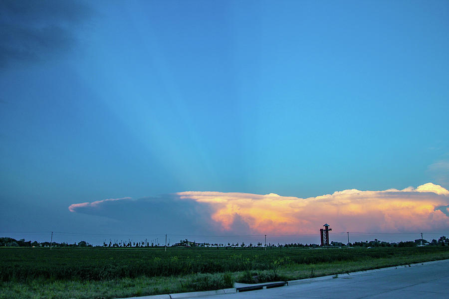 Nebraska Sunset Thunderheads 092 Photograph by NebraskaSC