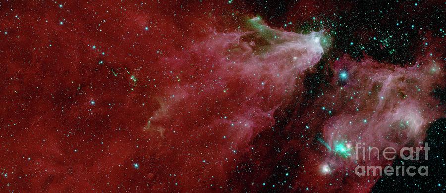 Nebula Of Gas And Dust Containing Stars #1 Photograph by Nasa/jpl-caltech/science Photo Library