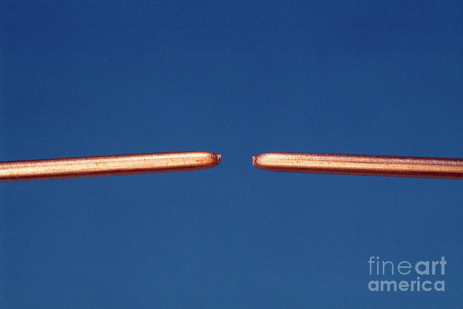 Necking In Copper Wire #1 Photograph by Martyn F. Chillmaid/science Photo Library