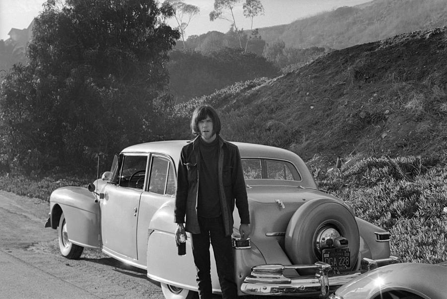 Neil Young And His Classic Car #1 Photograph by Michael Ochs Archives