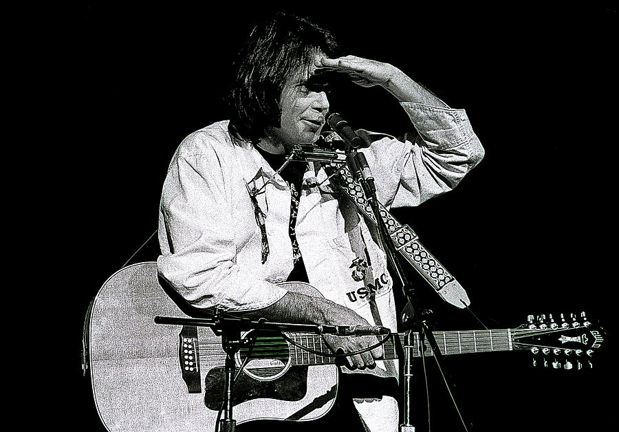 Neil Young Plays Atlanta #1 Photograph by Rick Diamond
