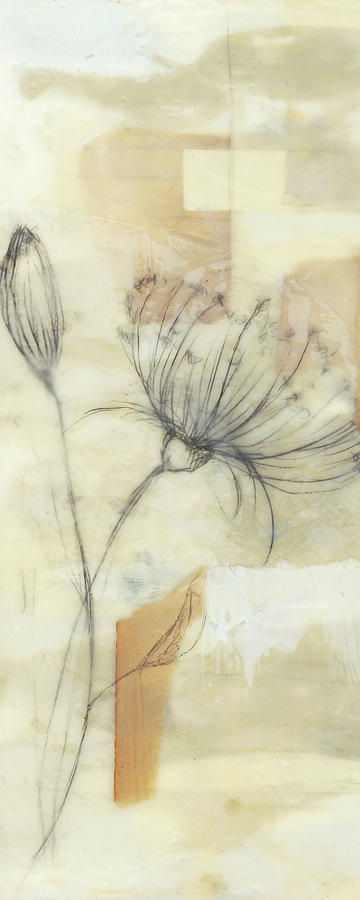 Flower Painting - Neutral Lace I #1 by Jennifer Goldberger