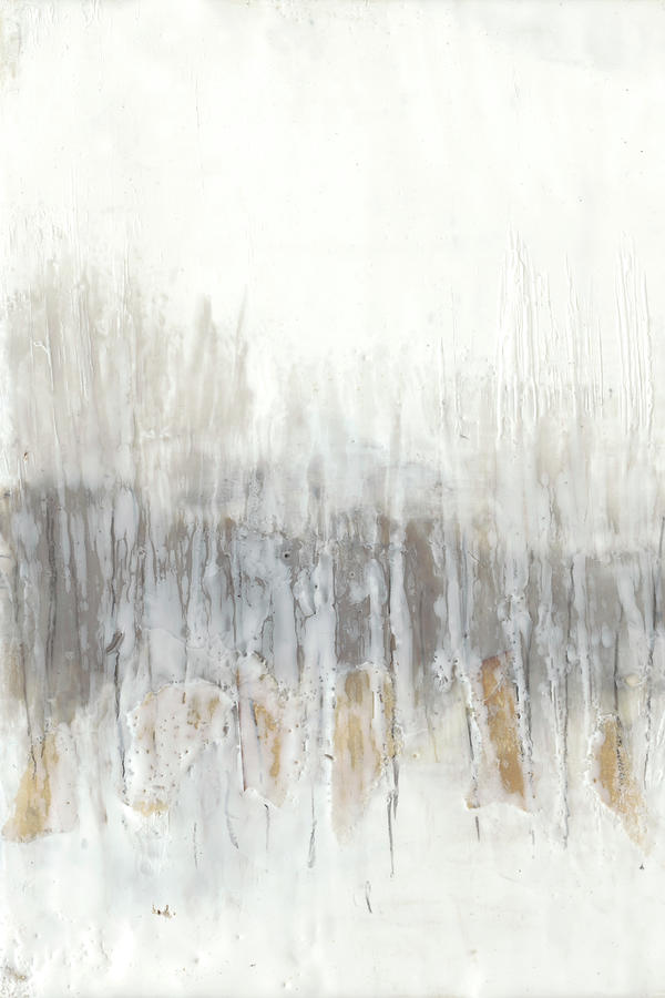 Landscape Painting - Neutral Wave I #1 by Jennifer Goldberger