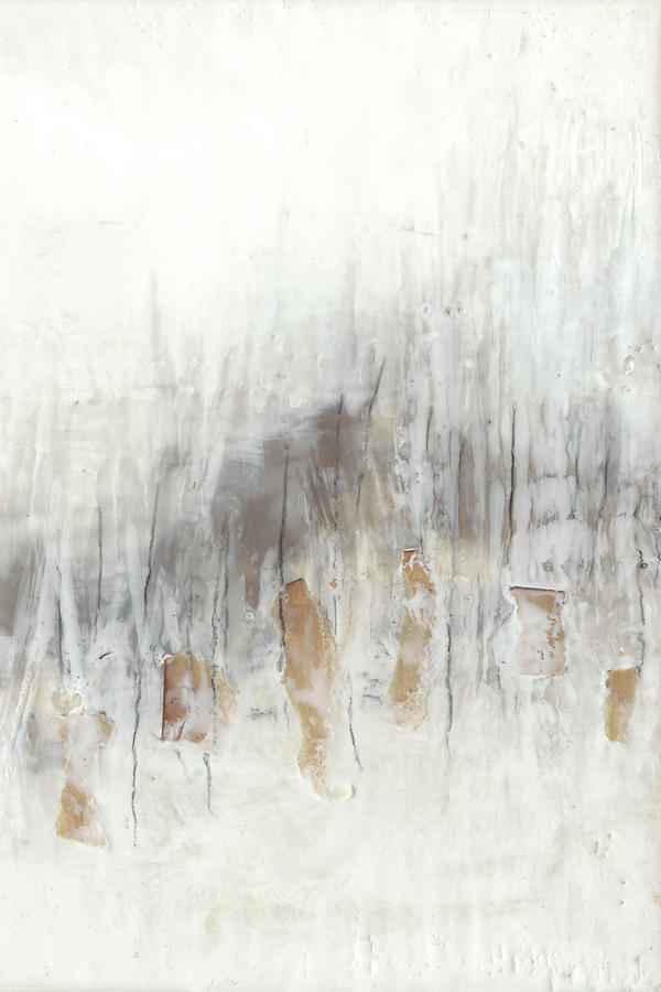 Abstract Painting - Neutral Wave II #1 by Jennifer Goldberger
