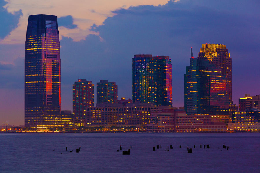 New Jersey Skyline & Hudson River Digital Art By Olimpio Fantuz | Fine ...